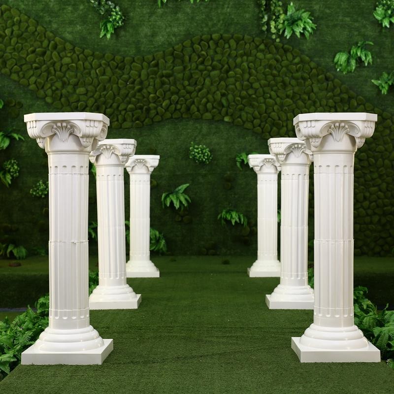 Photography Lighting Patterns - 65cm 113cm White Plastic Roman Column