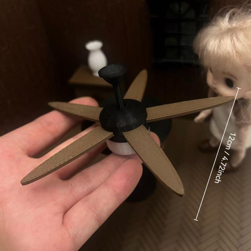 Photography Lighting Patterns - Miniature Ceiling Fan with LED Light