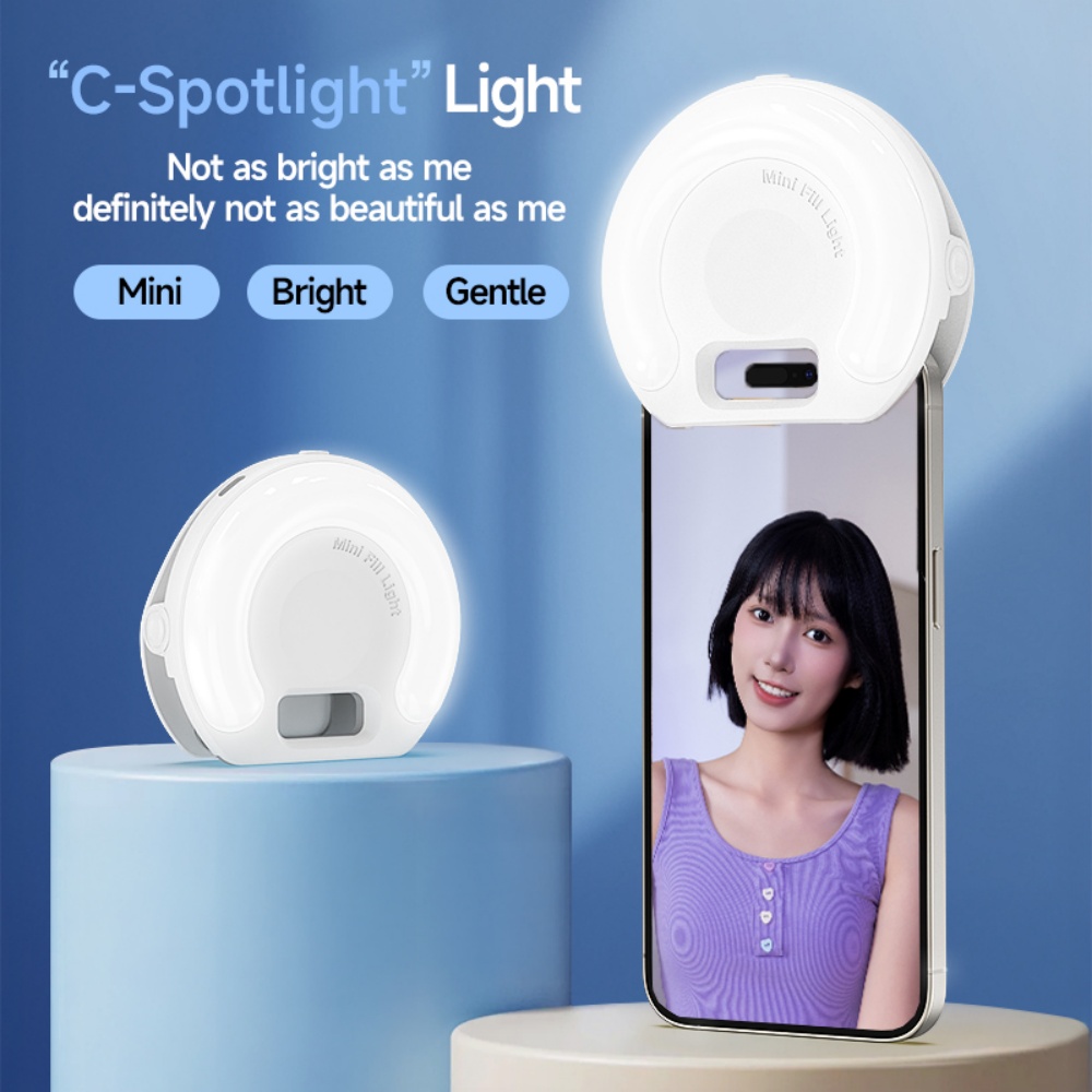 Photography Lighting Spotlight - D7 Portable Macaron Color Cell Phone