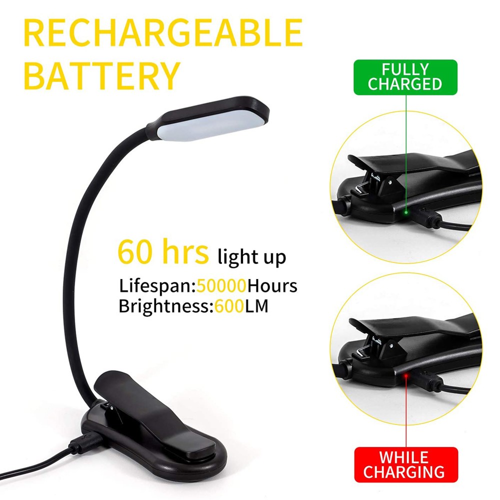 LED Book Light USB Rechargeabl - đánh giá và giá Photography Lighting Book