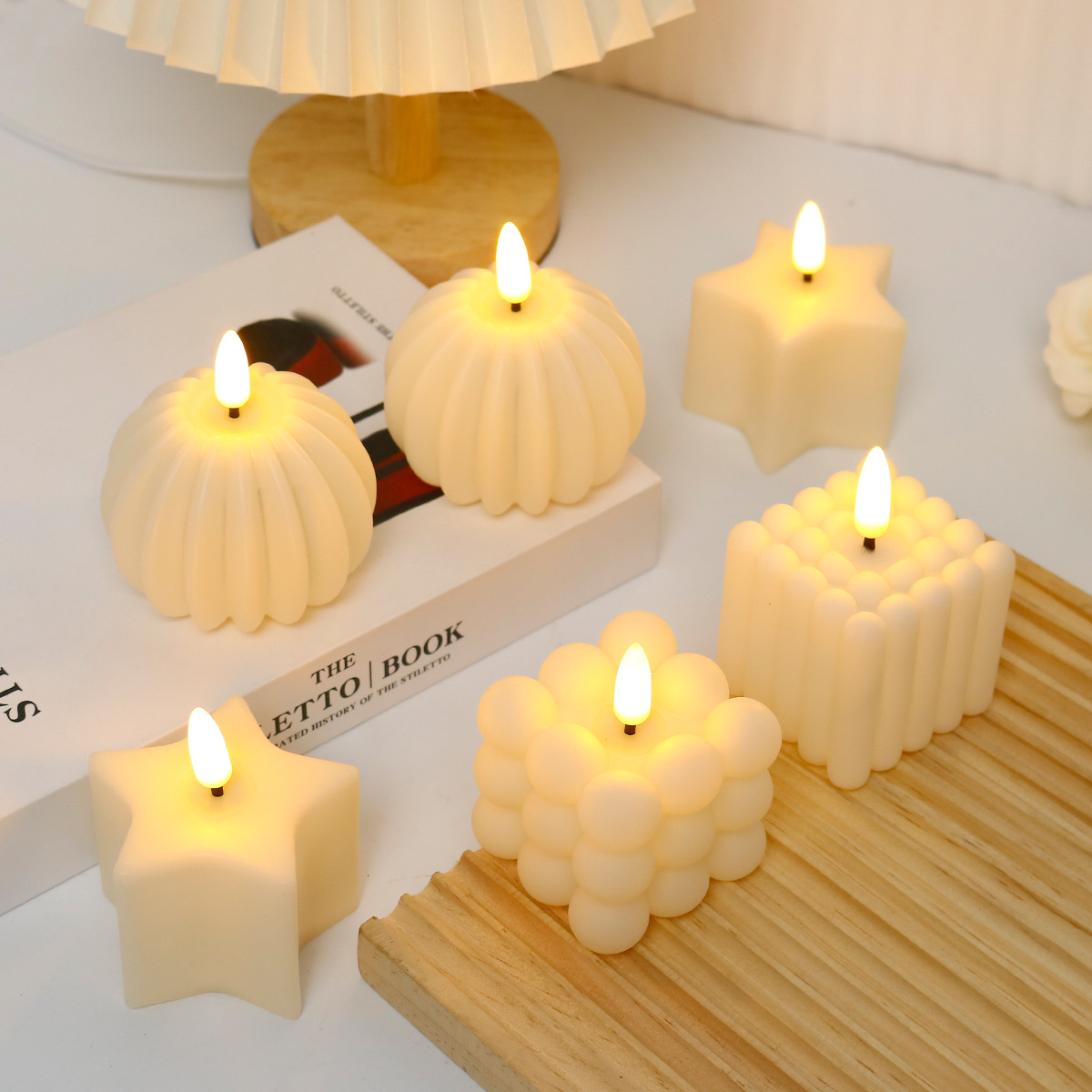 Led Candle  Cube for Wedding,  - đánh giá và giá Photography Of Lighting