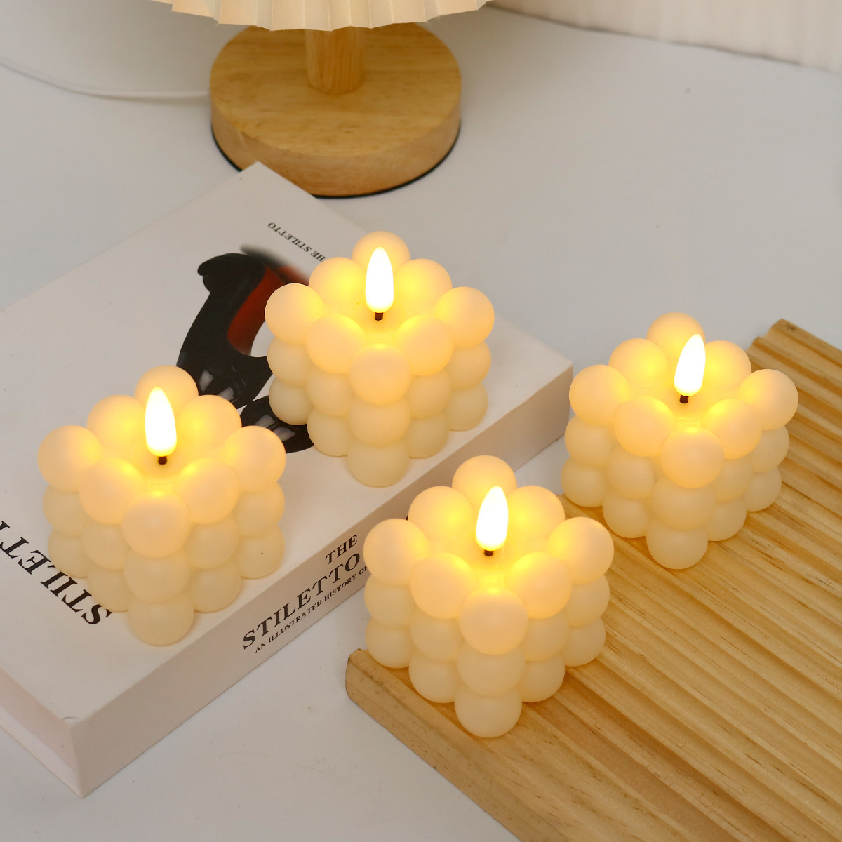 Led Candle  Cube for Wedding,  - đánh giá và giá Photography Of Lighting