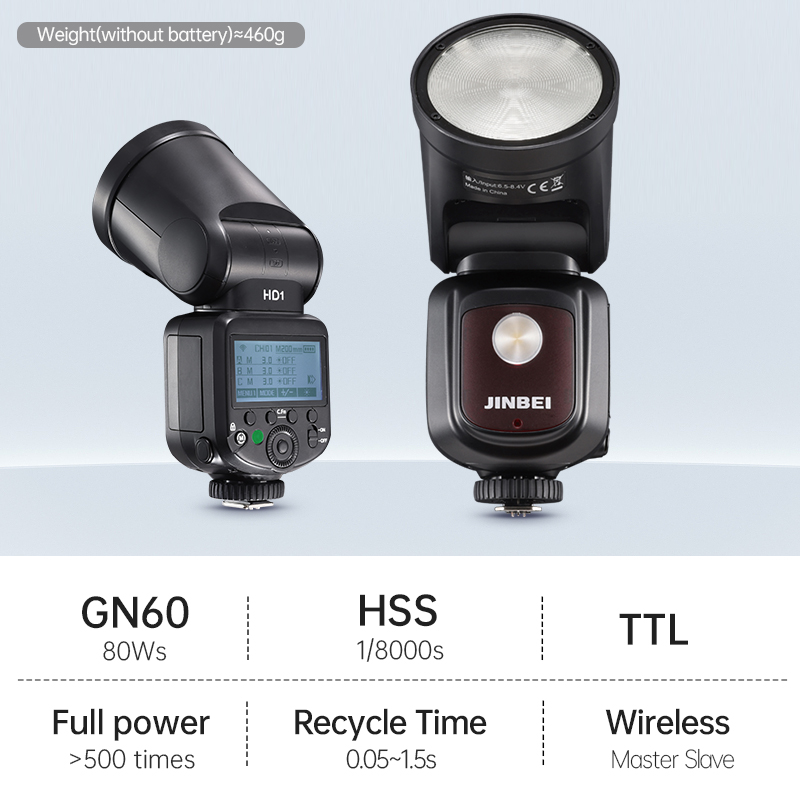 JINBEI HD-1Round-head HSS Spee - đánh giá và giá Photography Of Lighting
