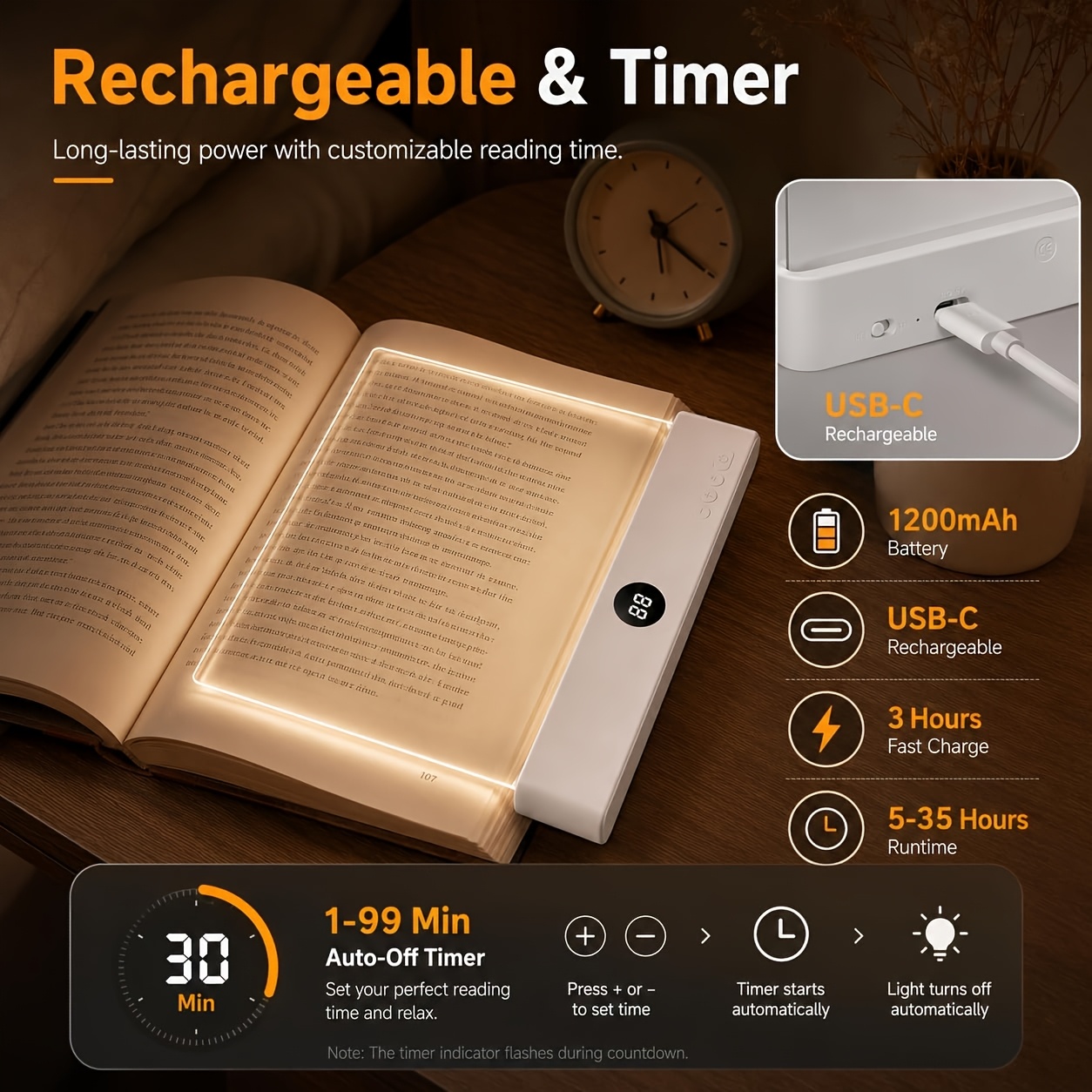 LED Book Light and Night Light - đánh giá và giá Photography Lighting Book
