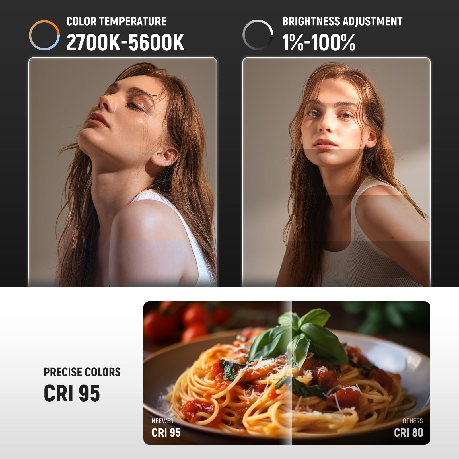 NEEWER BASICS 10W 21W Bi Color - đánh giá và giá Photography Lighting For Indoor