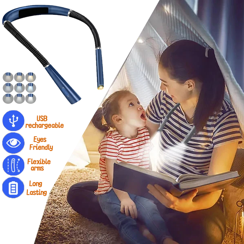 LED Reading Neck Lights USB Re - đánh giá và giá Photography Lighting Book