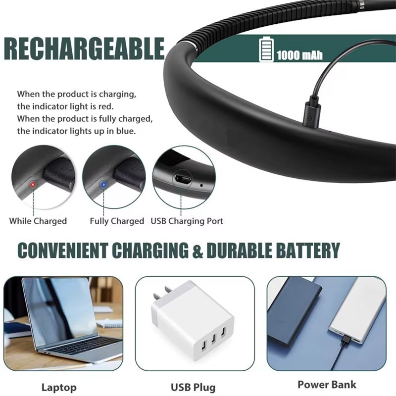 LED Reading Neck Lights USB Re - đánh giá và giá Photography Lighting Book